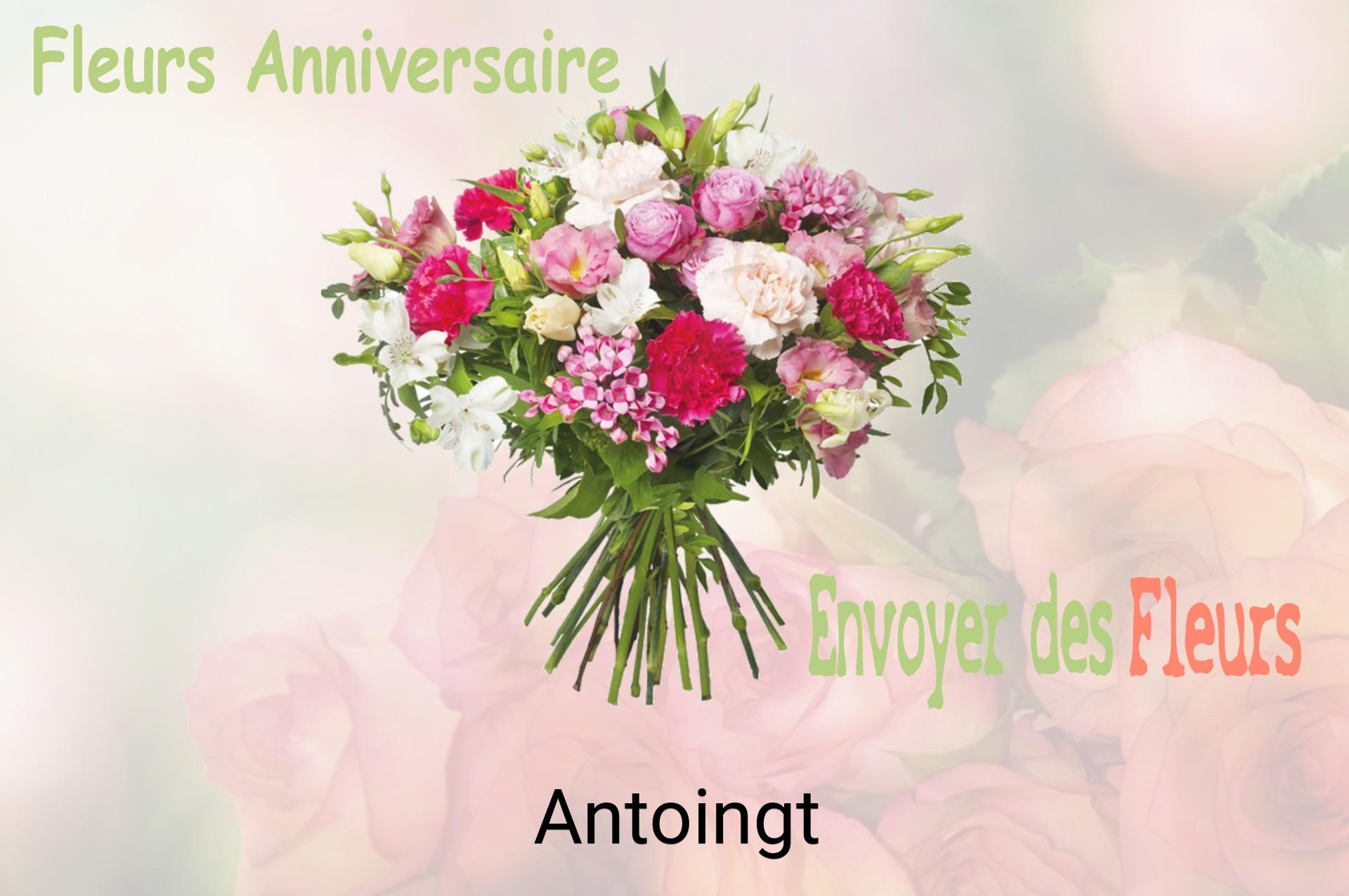 Bouquet de fleurs d’anniversaire livré à Antoingt